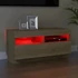 Kép 3/11 - Sonoma tölgy színű TV-szekrény LED-lámpákkal 80 x 35 x 40 cm