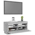 Kép 6/11 - Betonszürke TV-szekrény LED-lámpákkal 80 x 35 x 40 cm