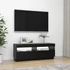 Kép 5/11 - Fekete TV-szekrény LED-lámpákkal 100 x 35 x 40 cm