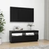 Kép 5/11 - Fekete TV-szekrény LED-lámpákkal 100 x 35 x 40 cm