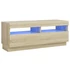 Kép 2/11 - Sonoma tölgy színű TV-szekrény LED-lámpákkal 100 x 35 x 40 cm