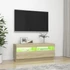 Kép 4/11 - Sonoma tölgy színű TV-szekrény LED-lámpákkal 100 x 35 x 40 cm