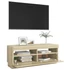 Kép 7/11 - Sonoma tölgy színű TV-szekrény LED-lámpákkal 100 x 35 x 40 cm