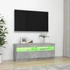 Kép 4/11 - Betonszürke TV-szekrény LED-lámpákkal 100 x 35 x 40 cm
