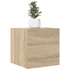 Kép 1/11 - 2 db sonoma tölgy falra szerelhető TV-szekrény 30,5x30x30 cm
