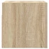 Kép 6/11 - 2 db sonoma tölgy falra szerelhető TV-szekrény 30,5x30x30 cm