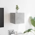 Kép 3/11 - Betonszürke falra szerelhető TV-szekrény 30,5 x 30 x 30 cm