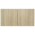 Kép 5/9 - 2 db sonoma tölgy függő TV-szekrény 60 x 30 x 30 cm