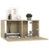 Kép 3/9 - 3 db sonoma tölgy függő TV-szekrény 60 x 30 x 30 cm