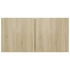 Kép 5/9 - 3 db sonoma tölgy függő TV-szekrény 60 x 30 x 30 cm