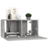 Kép 3/9 - 2 db betonszürke függő TV-szekrény 60 x 30 x 30 cm