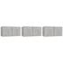 Kép 2/9 - 3 db betonszürke függő TV-szekrény 60 x 30 x 30 cm