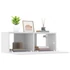 Kép 5/10 - 2 db fehér szerelt fa TV-szekrény 80 x 30 x 30 cm