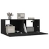 Kép 5/10 - 2 db fekete szerelt fa TV-szekrény 80 x 30 x 30 cm