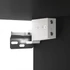 Kép 9/10 - 2 db fekete szerelt fa TV-szekrény 80 x 30 x 30 cm