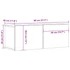 Kép 10/10 - 2 db fekete szerelt fa TV-szekrény 80 x 30 x 30 cm
