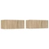 Kép 2/10 - 2 db sonoma tölgy szerelt fa TV-szekrény 80x30x30 cm