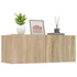 Kép 4/10 - 2 db sonoma tölgy szerelt fa TV-szekrény 80x30x30 cm