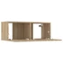 Kép 7/10 - 2 db sonoma tölgy szerelt fa TV-szekrény 80x30x30 cm