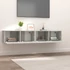 Kép 3/10 - 2 db betonszürke szerelt fa TV-szekrény 80 x 30 x 30 cm