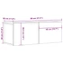 Kép 10/10 - 2 db betonszürke szerelt fa TV-szekrény 80 x 30 x 30 cm