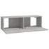 Kép 7/9 - 2 db betonszürke szerelt fa fali TV-szekrény 100 x 30 x 30 cm