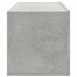 Kép 8/9 - 2 db betonszürke szerelt fa fali TV-szekrény 100 x 30 x 30 cm