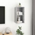 Kép 7/9 - Betonszürke szerelt fa falra szerelhető TV-szekrény 37x37x72 cm