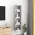Kép 7/9 - Betonszürke szerelt fa fali TV-szekrény 37x37x142,5 cm