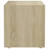 Kép 4/8 - 2 db sonoma tölgy színű szerelt fa TV-szekrény 37 x 35 x 37 cm