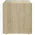 Kép 4/7 - 4 db sonoma tölgy színű szerelt fa TV-szekrény 37 x 35 x 37 cm