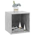 Kép 7/8 - 4 db betonszürke szerelt fa TV-szekrény 37 x 35 x 37 cm