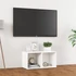 Kép 1/9 - Fehér szerelt fa TV-szekrény 72 x 35 x 36,5 cm