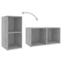 Kép 8/9 - Betonszürke szerelt fa TV-szekrény 72 x 35 x 36,5 cm