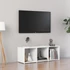 Kép 1/9 - Fehér forgácslap TV-szekrény 107 x 35 x 37 cm
