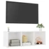 Kép 3/9 - Fehér forgácslap TV-szekrény 107 x 35 x 37 cm