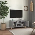 Kép 3/9 - Betonszürke TV-szekrény tömör falábakkal 103,5 x 35 x 50 cm