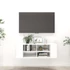 Kép 1/7 - Fehér szerelt fa falra szerelhető TV-szekrény 102 x 35 x 35 cm