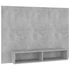 Kép 2/7 - Betonszürke szerelt fa fali TV-szekrény 120 x 23,5 x 90 cm