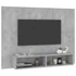 Kép 5/7 - Betonszürke szerelt fa fali TV-szekrény 120 x 23,5 x 90 cm