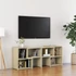 Kép 1/7 - Sonoma tölgy színű szerelt fa TV-szekrény 104x30x52 cm