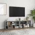 Kép 1/9 - Betonszürke szerelt fa TV-szekrény 149 x 30 x 52 cm