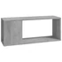 Kép 2/7 - Betonszürke szerelt fa TV-szekrény 80 x 24 x 32 cm