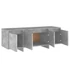 Kép 7/8 - Betonszürke szerelt fa TV-szekrény 120x30x40,5 cm