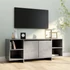 Kép 3/8 - Betonszürke szerelt fa TV-szekrény 130x35x50 cm