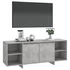 Kép 4/8 - Betonszürke szerelt fa TV-szekrény 130x35x50 cm