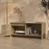 Kép 3/8 - Sonoma tölgy színű szerelt fa TV-szekrény 90x35x40 cm