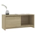 Kép 4/8 - Sonoma tölgy színű szerelt fa TV-szekrény 90x35x40 cm