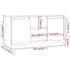 Kép 8/9 - Betonszürke szerelt fa TV-szekrény 100 x 35 x 55 cm