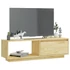 Kép 3/10 - Tömör fenyőfa TV-szekrény 110 x 30 x 33,5 cm